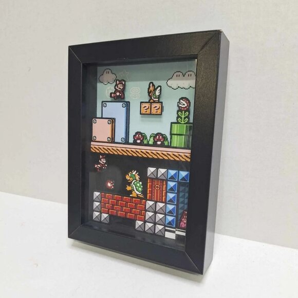 Super Mario 3 Shadow Box Diorama 3D Pop Art - Picture 3 of 5